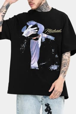2026 Michael Jackson Graphic Tshirt Mens Womens Cotton Tees Ummer Casual Short Sleeve Round Neck Clothing Loose Tops Trend