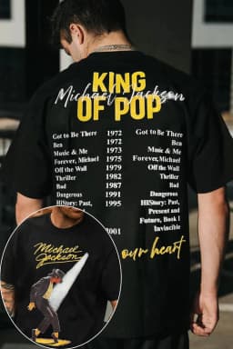 2026 Michael Jackson Graphic Tshirt Mens Womens Cotton Tees Ummer Casual Short Sleeve Round Neck Clothing Loose Tops Trend