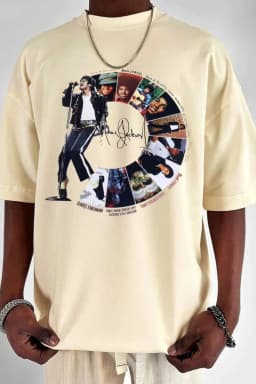 2026 Michael Jackson Graphic Tshirt Mens Womens Cotton Tees Ummer Casual Short Sleeve Round Neck Clothing Loose Tops Trend