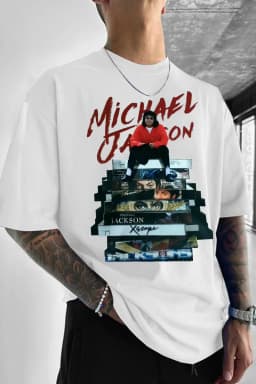 2026 Michael Jackson Graphic Tshirt Mens Womens Cotton Tees Ummer Casual Short Sleeve Round Neck Clothing Loose Tops Trend