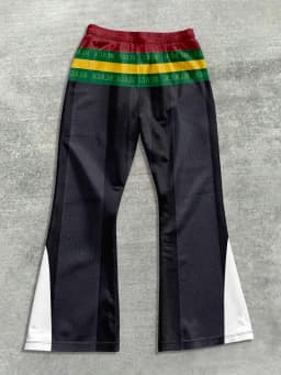 Y2k Flared Pants Men Loose 3D Print Trousers Casual Sweatpants Mid Waist Sporty Female Clothes Streetwear Hip Hop Vintage Pants