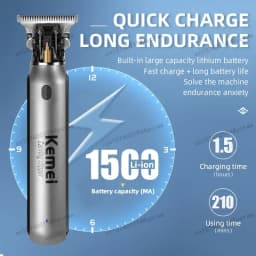Kemei Hair Clipper Km-1757 Km-1995 Km-RS7098 Barber Blading Hair Cutting Machine Clipper Grooming Cordless Rechargeable Shaver