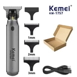 Kemei Hair Clipper Km-1757 Km-1995 Km-RS7098 Barber Blading Hair Cutting Machine Clipper Grooming Cordless Rechargeable Shaver