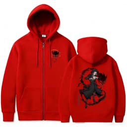 Anime Bungo Stray Dogs Ryunosuke Akutagawa Merch Zipper Hoodie Men Women Casual Vintage Zip Up Jacket Cosplay Zip Up Sweatshirt