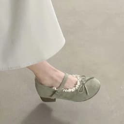 Spring/ Autumn Elegant Butterfly Bow Buckle Sexy Low Heel Mary Jane Shoes Fashionable Best Selling New Comfortable Women's Shoes