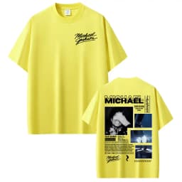 Michael Jackson King of Pop World Tour Cover T-shirts Men Women Fashion Classic Oversized T Shirt Summer Tops Streetwear T-shirt