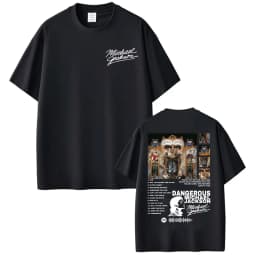 Michael Jackson King of Pop World Tour Cover T-shirts Men Women Fashion Classic Oversized T Shirt Summer Tops Streetwear T-shirt