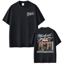 Michael Jackson King of Pop World Tour Cover T-shirts Men Women Fashion Classic Oversized T Shirt Summer Tops Streetwear T-shirt