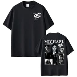 Michael Jackson King of Pop World Tour Cover T-shirts Men Women Fashion Classic Oversized T Shirt Summer Tops Streetwear T-shirt