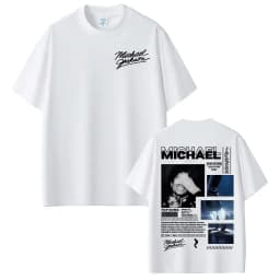 Michael Jackson King of Pop World Tour Cover T-shirts Men Women Fashion Classic Oversized T Shirt Summer Tops Streetwear T-shirt