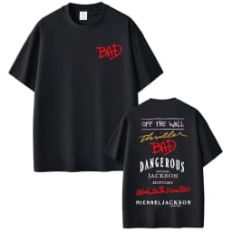 Michael Jackson King of Pop World Tour Cover T-shirts Men Women Fashion Classic Oversized T Shirt Summer Tops Streetwear T-shirt