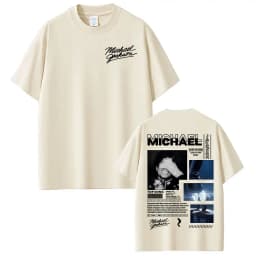 Michael Jackson King of Pop World Tour Cover T-shirts Men Women Fashion Classic Oversized T Shirt Summer Tops Streetwear T-shirt
