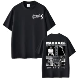 Michael Jackson King of Pop World Tour Cover T-shirts Men Women Fashion Classic Oversized T Shirt Summer Tops Streetwear T-shirt