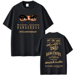 Michael Jackson King of Pop World Tour Cover T-shirts Men Women Fashion Classic Oversized T Shirt Summer Tops Streetwear T-shirt