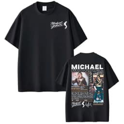 Michael Jackson King of Pop World Tour Cover T-shirts Men Women Fashion Classic Oversized T Shirt Summer Tops Streetwear T-shirt
