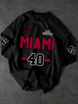 Vintage "Miami 1988" Sport Jersey Graphic T-Shirt