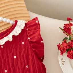 Baby Girl Dress Summer Flowers And Small Flying Sleeves Girl Dress Cute Beach Princess Baby Dress Baby Girl Clothing