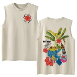Vintage Washed Fashion Vest Bad Bunny Trendy Graphics Letters Print Mens Clothes Streetwear Harajuku Oversized Casual Tank Tops