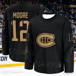 Canadian Men's Best-Selling Ice Hockey Training Suit - Breathable, Quick-Drying Black and Gold Version Long-Sleeved Top Family