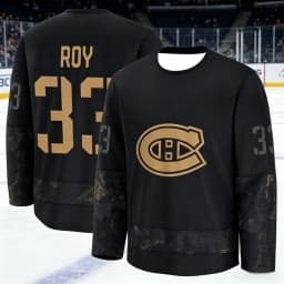 Canadian Men's Best-Selling Ice Hockey Training Suit - Breathable, Quick-Drying Black and Gold Version Long-Sleeved Top Family