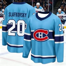 2026 Canadian Men's Best-Selling Ice Hockey Training Suit - Breathable, Drying Fast, Blue Long-Sleeved Top Family
