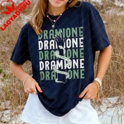 Dramione-Malfoy-Manor-Granger-T-Shirt-Bookish-Fan-Fic-Shirt-Magic-Wizard-School-HP-Merch-Manacled-Fan-Fiction-Snake-House-Green