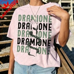 Dramione-Malfoy-Manor-Granger-T-Shirt-Bookish-Fan-Fic-Shirt-Magic-Wizard-School-HP-Merch-Manacled-Fan-Fiction-Snake-House-Green