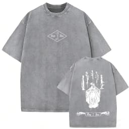 Washed Vintage Brothers in Arms ST Michael Protect Us T-shirt Forward Observations Group T-shirts Men Retro Oversized T Shirts