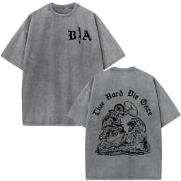 Washed Vintage Brothers in Arms ST Michael Protect Us T-shirt Forward Observations Group T-shirts Men Retro Oversized T Shirts