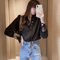 Long Sleeve Casual Shirt Women Shirts Spring Summer Fashion Female Solid Chiffon Blouse Tops Office Lady White Shirts