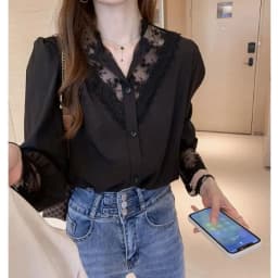 Long Sleeve Casual Shirt Women Shirts Spring Summer Fashion Female Solid Chiffon Blouse Tops Office Lady White Shirts