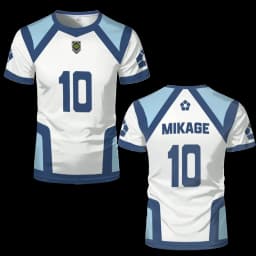 Popular Blue Lock Jersey Nagi Seishiro Uniform 3D Print Anime T-Shirt Summer 2026 New Men Women Cosplay Sports Football Top