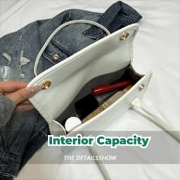 Soft PU Leather Women Shoulder Bag Large Capacity Square Shape Retro Handbag Lightweight Underarm Bag Women Female