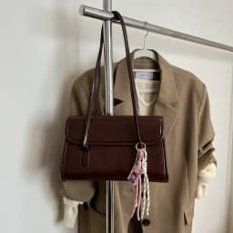 Soft PU Leather Women Shoulder Bag Large Capacity Square Shape Retro Handbag Lightweight Underarm Bag Women Female