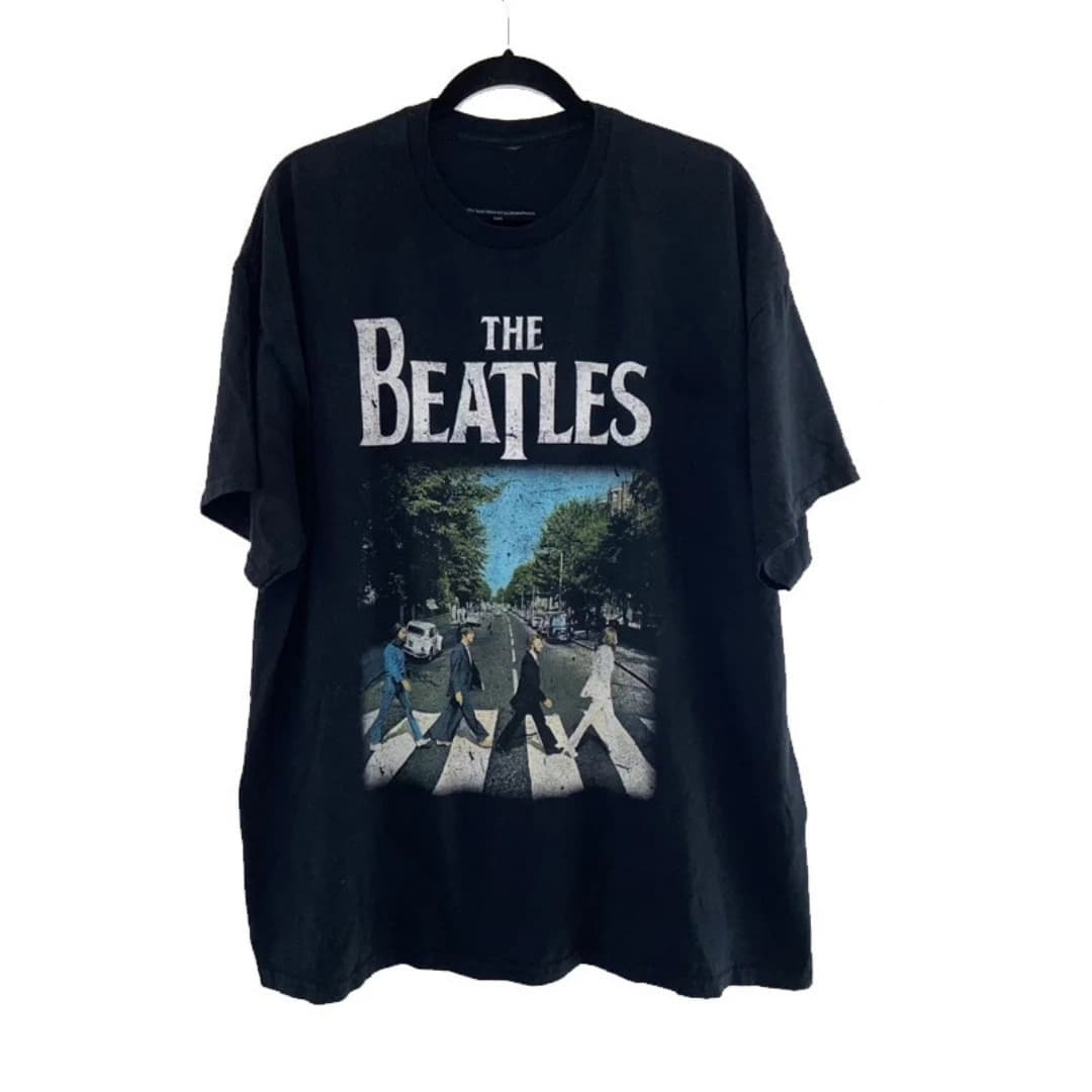 The Beatles Vintage Rock Cotton Men's Clothing Short Sleeve Y2k Selling Popular Fashion Daily Street Style Summer New T-shirt