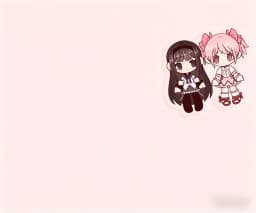 3 Inch Homura Madoka Charms Glitter Keychain Anime Themed Charm for Keys