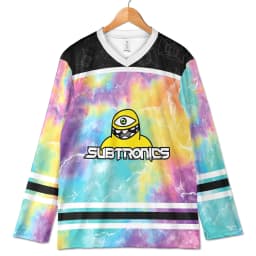 Spring Summer Men's Long-Sleeved Top Subtronics Rave Jersey Cyclop Hockey Shirt Bold Festival Outfit Athleisure Quick-drying Top