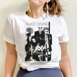 NANA Japanese Anime T-shirt Cartoon Print Unisex Tops Black Stones Streetwear Sweatshirt Men Women Tees Female Streetwear