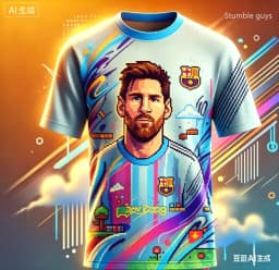 Mens Summer Kids Boys Messi Football Short Sleeve T-shirt Casual Sports Jersey Streetwear Tops Leisure And Outdoor