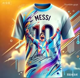Mens Summer Kids Boys Messi Football Short Sleeve T-shirt Casual Sports Jersey Streetwear Tops Leisure And Outdoor