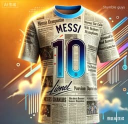 Mens Summer Kids Boys Messi Football Short Sleeve T-shirt Casual Sports Jersey Streetwear Tops Leisure And Outdoor