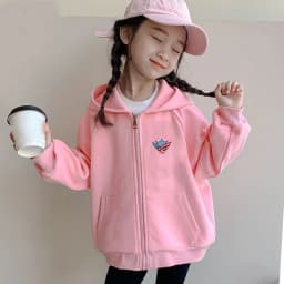 Children Hoodie Zip Up Cardigan Kid 3-12 Year Tops Cody Rhodes Wrestling Match Print Pattern Girl Pink Boy Black Coat Hoodies