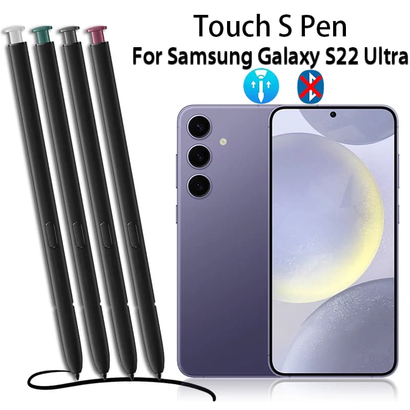 For Samsung Galaxy S22 Ultra Stylus Pen, S22U SM-S908B, SM-S908U, SM-S908N, SM-S908W S Pen Replacement, Without BLE, Touch Pen