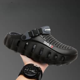 2026 Summer New Cave Shoes Outdoor Non slip Cool Slippers One Step Trendy Thick Bottom Odor proof Beach Shoes