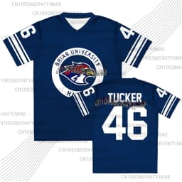 Off Campus Briar University Jersey Graham 44 22 DI LAURENTIS 66 Tucker46 T-shirt V-neck Short Sleeve women parent-child T-Shirt