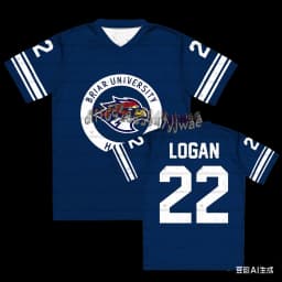 Off Campus Briar University Jersey Graham 44 22 DI LAURENTIS 66 Tucker46 T-shirt V-neck Short Sleeve women parent-child T-Shirt