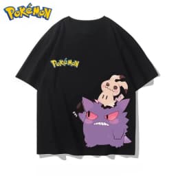 Pokémon Handheld Game Merchandise T-shirt Men's and Women's Summer New Y2K Harajuku Loose Casual Versatile Short-sleeved Top