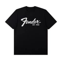 Fender EST 1946 Vintage Logo T-shirt Men Women Casual Cotton Short Sleeve Tee Rock Music Guitar Fans Unisex Tops