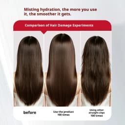 Cold Mist Hair Straightener Steam Flat Iron Anti Frizz Ceramic Coating Negative Ion Rotating Cord Straightener Curler 2 in 1