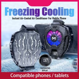 DL05 FL05 Mobile Phone Cooler Ice Cooling Fan Radiator For PUBG Phone Cooler System Cool Heat Sink For Cellphones Tablets